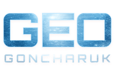 Логотип GEO GONCHARUK - геодезія, геологія та проектування у Вінниці